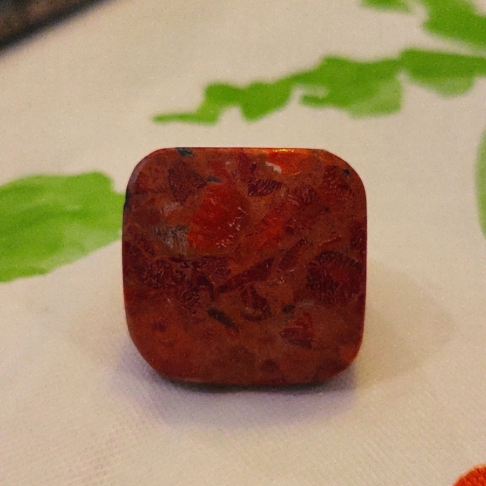 Faceted Agate Ring